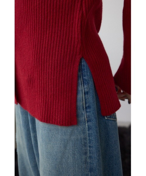 AZUL by moussy(アズールバイマウジー)の「フーディーカーデ(カーディガン/ボレロ・レディース・ブラウン/レッド/杢グレー/ブラック・FREE)」の16枚目の写真