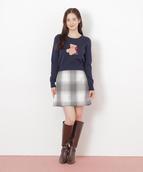 JILL by JILL STUART(ジルバイジルスチュアート)の「◇ロービングチェックミニスカート(スカート・レディース・ブラック系その他/グレー系その他/レッド系その他・SMALL/MEDIUM)」の13枚目の写真