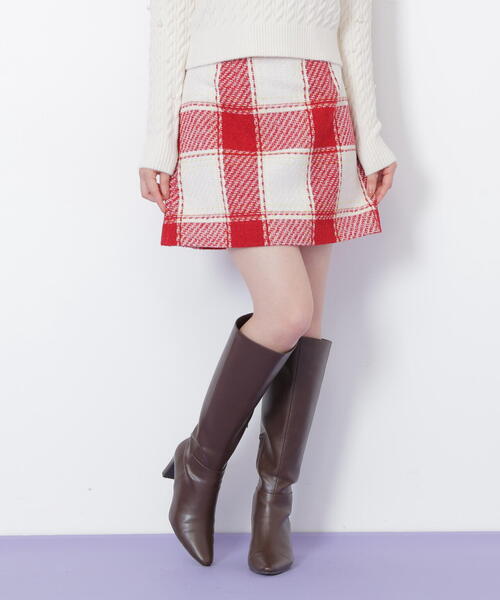 JILL by JILL STUART(ジルバイジルスチュアート)の「◇ロービングチェックミニスカート(スカート・レディース・ブラック系その他/グレー系その他/レッド系その他・SMALL/MEDIUM)」の21枚目の写真