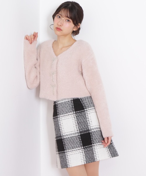 JILL by JILL STUART(ジルバイジルスチュアート)の「◇ロービングチェックミニスカート(スカート・レディース・ブラック系その他/グレー系その他/レッド系その他・SMALL/MEDIUM)」の1枚目の写真