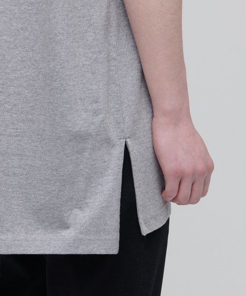 MUSINSA STANDARD（ムシンサスタンダード）の「レイヤードスリーブレストップ_ロング丈 [ミディアムグレー]（Tシャツ/カットソー・メンズ・その他・SMALL/MEDIUM/X-SMALL）」の8枚目の写真
