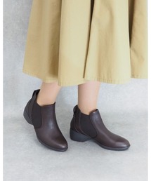 fitfit（フィットフィット）の「レザーサイドゴアアンクルブーツ（ブーツ）」