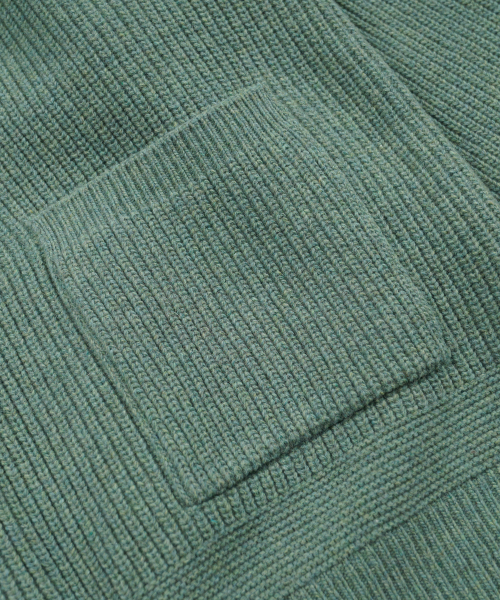 FRIZMWORKS(フリズムワークス)の「HEAVY WOOL ROUND CARDIGAN _ JADE GREEN(カーディガン/ボレロ・メンズ・その他・SMALL/MEDIUM/LARGE/X-LARGE)」の5枚目の写真