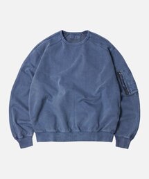 PIGMENT DYEING MIL SWEATSHIRT _ INDIGO