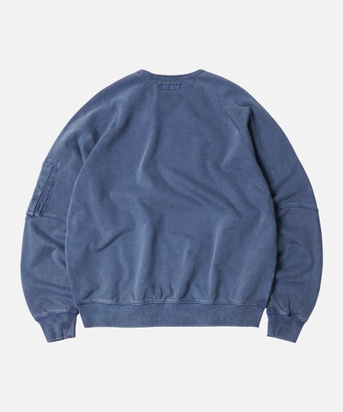 FRIZMWORKS(フリズムワークス)の「PIGMENT DYEING MIL SWEATSHIRT _ INDIGO(スウェット・レディース・その他・MEDIUM/LARGE)」の3枚目の写真