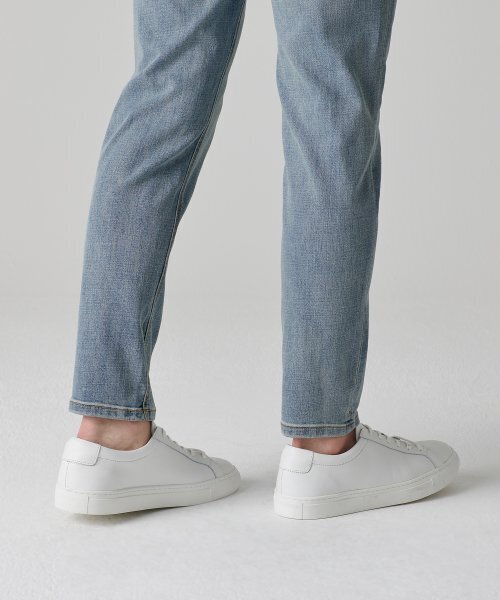 MUSINSA STANDARD（ムシンサスタンダード）の「[クールタンダード] スリムクロップデニムパンツ [スカイブルー]（デニムパンツ・メンズ・その他・26/27/34/36/38/40/42/28/29/30/31/32/33）」の6枚目の写真