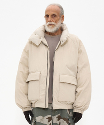 PARTIMENTO（パルティメント）の「ネックウォーマープファーブルゾンアイボリー（ダウンジャケット/コート）」