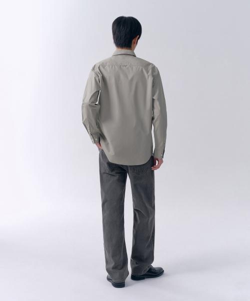MUSINSA STANDARD（ムシンサスタンダード）の「ストレートデニムパンツ[グレー]（デニムパンツ・メンズ・その他・40/38/42/26/27/28/29/36/34/32/30/31/33）」の4枚目の写真