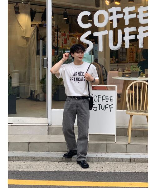 MUSINSA STANDARD（ムシンサスタンダード）の「ストレートデニムパンツ[グレー]（デニムパンツ・メンズ・その他・40/38/42/26/27/28/29/36/34/32/30/31/33）」の9枚目の写真