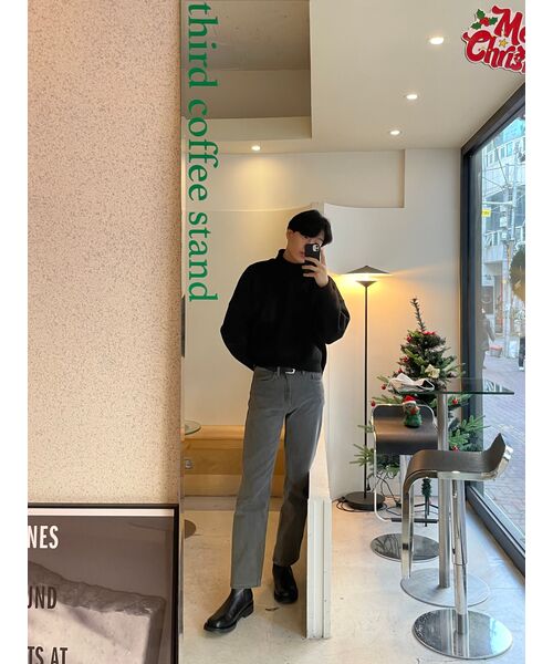 MUSINSA STANDARD（ムシンサスタンダード）の「ストレートデニムパンツ[グレー]（デニムパンツ・メンズ・その他・40/38/42/26/27/28/29/36/34/32/30/31/33）」の22枚目の写真