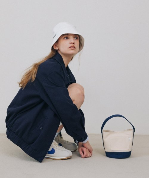 TTUDEMENT（トュードメント）の「CANVAS BASKET BAG NAVY（トートバッグ・レディース・その他・FREE）」の3枚目の写真