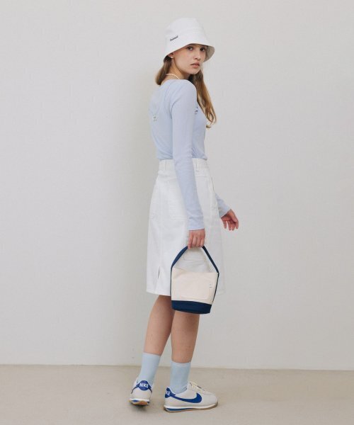 TTUDEMENT（トュードメント）の「CANVAS BASKET BAG NAVY（トートバッグ・レディース・その他・FREE）」の4枚目の写真