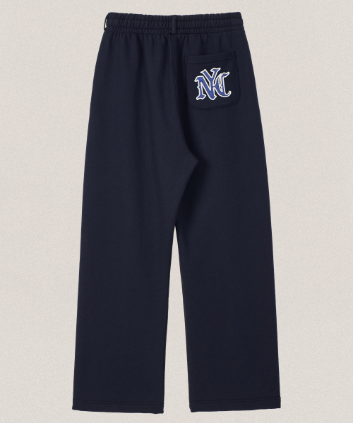 NOHANT(ノアン)の「NYC BELTED SWEATPANTS NAVY(スウェットパンツ・メンズ・ネイビー・SMALL/MEDIUM/LARGE)」の1枚目の写真