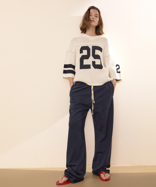 NOHANT(ノアン)の「NYC BELTED SWEATPANTS NAVY(スウェットパンツ・メンズ・ネイビー・SMALL/MEDIUM/LARGE)」の5枚目の写真