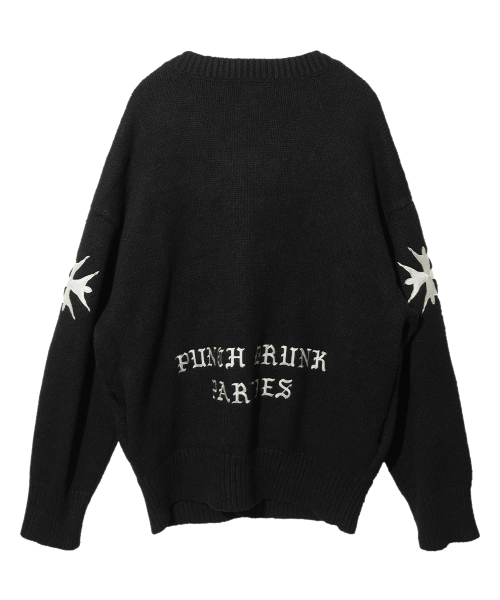 PUNCH DRUNK PARTIES(パンチドランクパーティーズ)の「PP Embroidered Cardigan (BLACK)(カーディガン/ボレロ・メンズ・その他・FREE)」の2枚目の写真