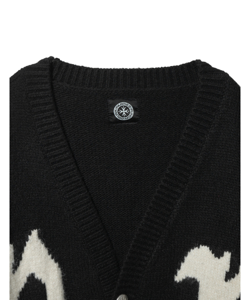 PUNCH DRUNK PARTIES(パンチドランクパーティーズ)の「PP Embroidered Cardigan (BLACK)(カーディガン/ボレロ・メンズ・その他・FREE)」の3枚目の写真