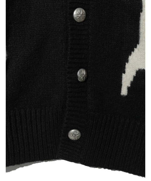 PUNCH DRUNK PARTIES(パンチドランクパーティーズ)の「PP Embroidered Cardigan (BLACK)(カーディガン/ボレロ・メンズ・その他・FREE)」の4枚目の写真