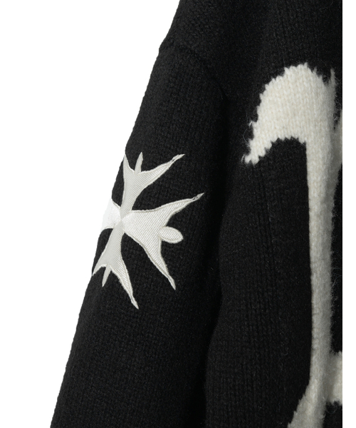 PUNCH DRUNK PARTIES(パンチドランクパーティーズ)の「PP Embroidered Cardigan (BLACK)(カーディガン/ボレロ・メンズ・その他・FREE)」の5枚目の写真