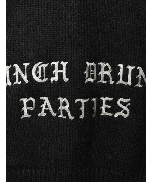 PUNCH DRUNK PARTIES(パンチドランクパーティーズ)の「PP Embroidered Cardigan (BLACK)(カーディガン/ボレロ・メンズ・その他・FREE)」の7枚目の写真