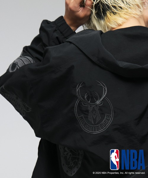 antiqua(アンティカ)の「NBA公式 ロゴ刺繍 バルーンジャケット(その他アウター・レディース・ブラック・ONESIZE)」の10枚目の写真