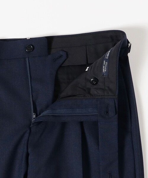 BEAMS F（ビームスエフ）の「ウール 1プリーツ サイドアジャスター スラックス（その他パンツ・メンズ・ネイビー・46/44/42/50/48）」の5枚目の写真