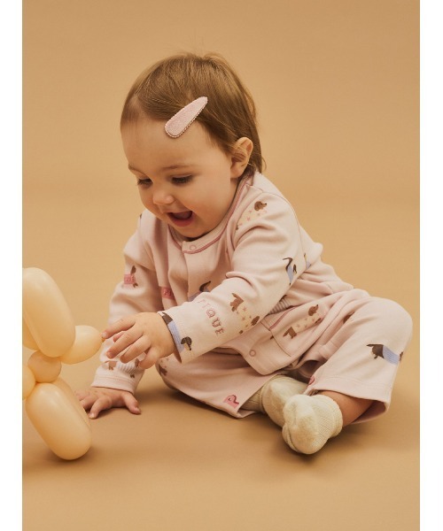 BURBERRY ベージュロンパース・スタイ付き バーバリー BURBERRY ベビー 服 ロンパース 70cm 80cm ロンパースの通販