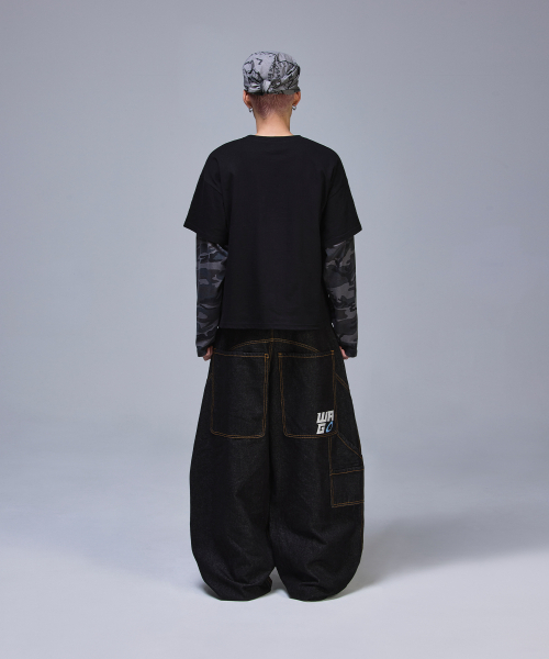 SCALLYWAG（スカリーワグ）の「ダブルニバギーカーペンターデニム[ブラック]（デニムパンツ・レディース・その他・X-LARGE/SMALL/MEDIUM/LARGE）」の12枚目の写真