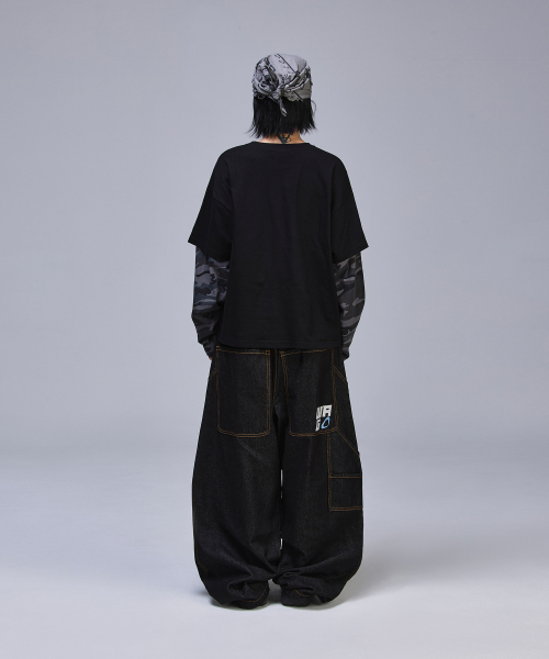 SCALLYWAG（スカリーワグ）の「ダブルニバギーカーペンターデニム[ブラック]（デニムパンツ・レディース・その他・X-LARGE/SMALL/MEDIUM/LARGE）」の13枚目の写真