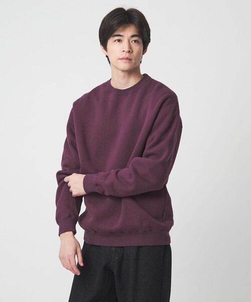 吊り裏毛 クルーネック スウェット（スウェット）｜green label