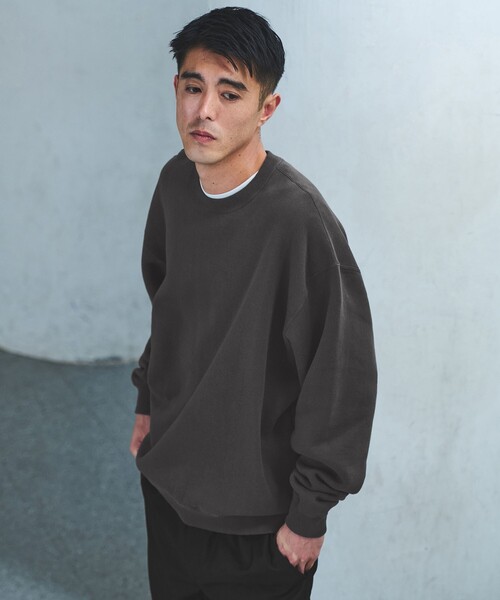 セール】吊り裏毛 クルーネック スウェット（スウェット）｜green