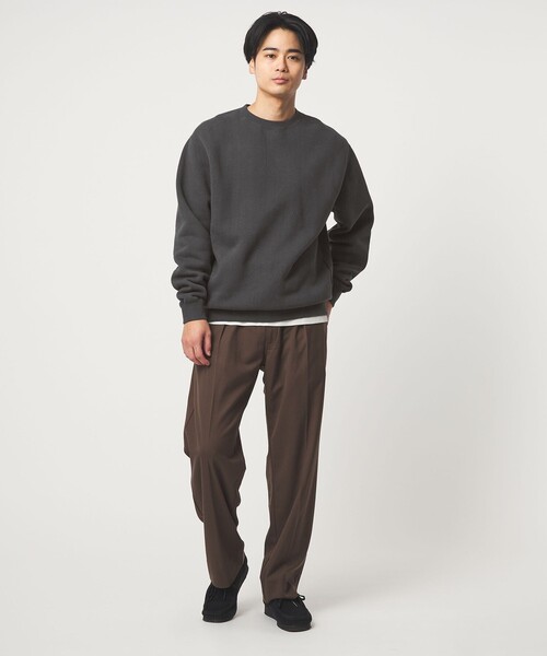 セール】吊り裏毛 クルーネック スウェット（スウェット）｜green