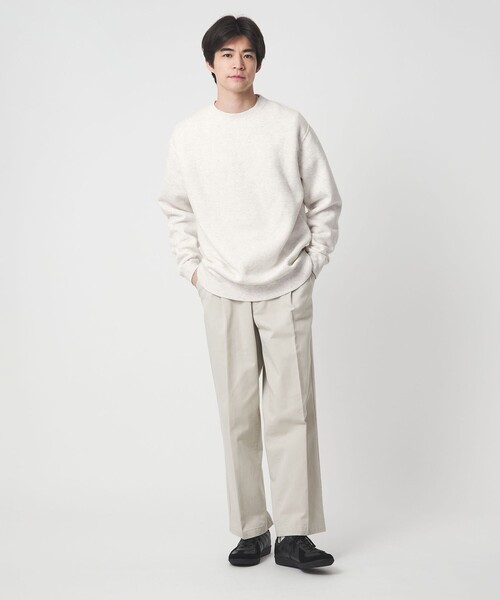 吊り裏毛 クルーネック スウェット（スウェット）｜green label