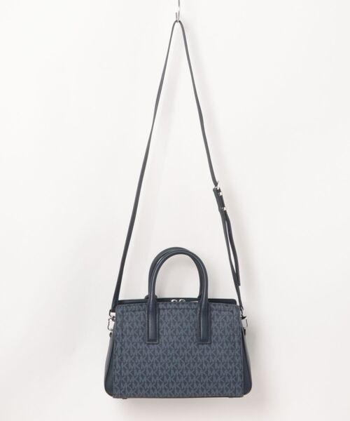 MICHAEL KORS（マイケルコース）の「LAILA サッチェル スモール - MKシグネチャー（ハンドバッグ・レディース・ブルー系・FREE）」の7枚目の写真