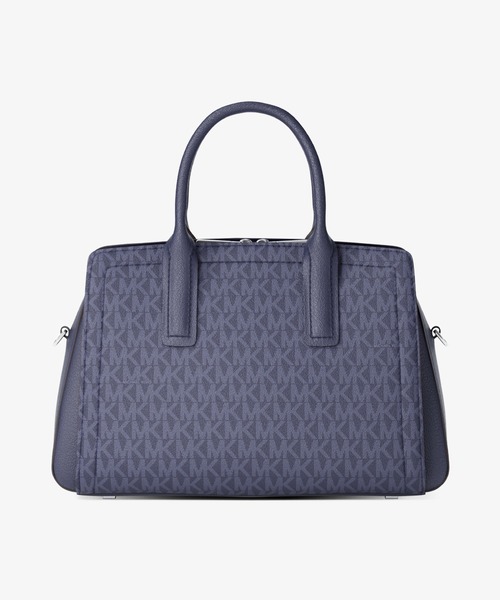 MICHAEL KORS（マイケルコース）の「LAILA サッチェル スモール - MKシグネチャー（ハンドバッグ・レディース・ブルー系・FREE）」の4枚目の写真
