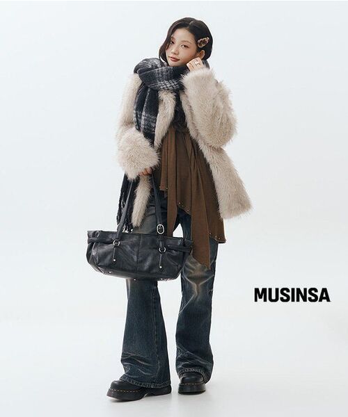 Midnight Move(ミッドナイトムーブ)の「st stud skirt (brown)(スカート・レディース・その他・FREE)」の5枚目の写真