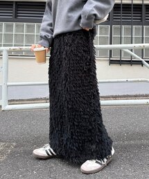 CIAOPANIC TYPY（チャオパニックティピー）の「フェザーフリンジナロースカート（スカート・レディース）」