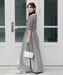 titivate（ティティベイト）の「シャーリングハーフスリーブワンピース（ワンピース）」