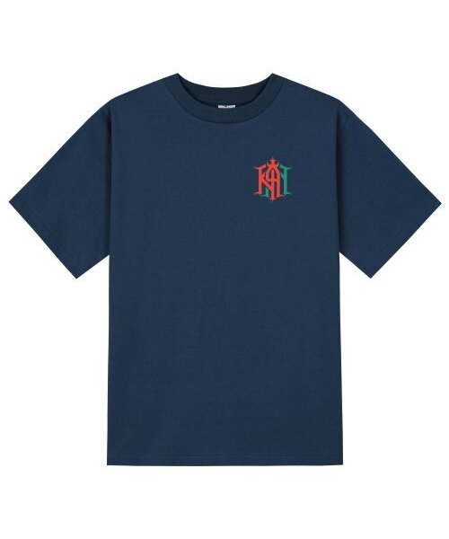 KAN6312(カン6312)の「KTN0027 カントゥカット 半袖Tシャツ - ネイビー(Tシャツ/カットソー・メンズ・その他・LARGE/MEDIUM/SMALL/X-LARGE)」の1枚目の写真