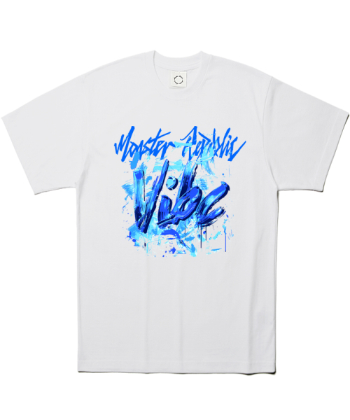 MONSTER REPUBLIC(モンスターリパブリック)の「バイブ ビビッドブルー Tシャツ ホワイト(Tシャツ/カットソー・レディース・その他・LARGE/MEDIUM/SMALL/X-LARGE)」の1枚目の写真