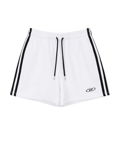 BORN TO WIN（ボーントゥウィン）の「W CHROME B TRACK LINE SHORTS [WHITE]（その他パンツ・レディース・その他・1/2）」の4枚目の写真