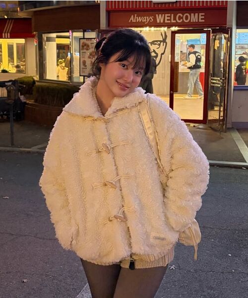 DEARSTALKER(ディアストーカー)の「MONICA LACE FLEECE JACKET - IVORY(その他アウター・レディース・その他・FREE)」の3枚目の写真