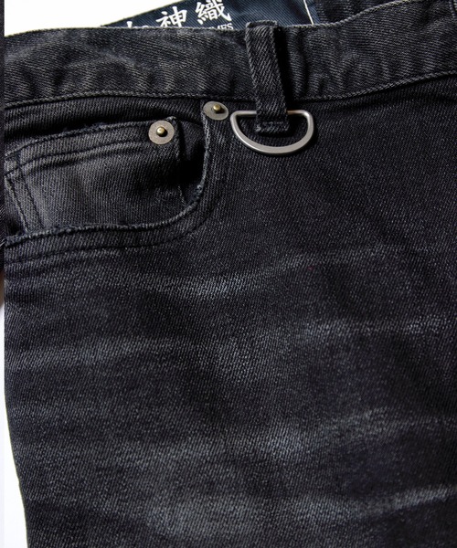 VIRGOwearworks（ヴァルゴウェアワークス）の「女神織denimes x VIRGOwearworks DAMAGE DENIM（デニムパンツ・メンズ・インディゴブルー/ブラック・1/2/3/4）」の13枚目の写真