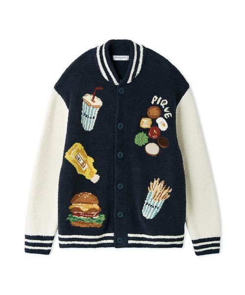 gelato pique（ジェラートピケ）の「【ヒラノトシユキ】【HOMME】パウダージャガードブルゾン（ルームウェア/パジャマ・メンズ・レッド/ネイビー・M/L）」の2枚目の写真