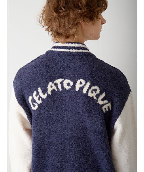 gelato pique（ジェラートピケ）の「【ヒラノトシユキ】【HOMME】パウダージャガードブルゾン（ルームウェア/パジャマ・メンズ・レッド/ネイビー・M/L）」の11枚目の写真