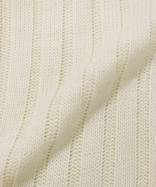 OSYAREVO（オシャレボ）の「ニット トップス ベスト レディース（ベスト・レディース・ホワイト/イエロー・ONESIZE）」の4枚目の写真