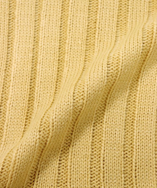 OSYAREVO（オシャレボ）の「ニット トップス ベスト レディース（ベスト・レディース・ホワイト/イエロー・ONESIZE）」の6枚目の写真