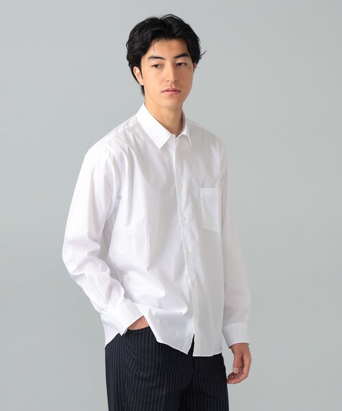 QUATTROCCHI（クアトロッキ）の「QUATTROCCHI / ソリッド シグネチャー シャツ（シャツ/ブラウス・メンズ・ホワイト/ベージュ・SMALL/MEDIUM/LARGE）」の9枚目の写真