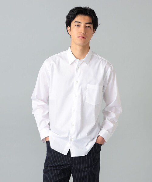QUATTROCCHI（クアトロッキ）の「QUATTROCCHI / ソリッド シグネチャー シャツ（シャツ/ブラウス・メンズ・ホワイト/ベージュ・SMALL/MEDIUM/LARGE）」の10枚目の写真
