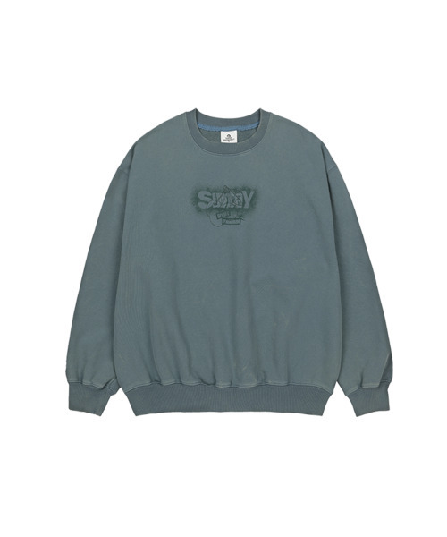 SUNDAY FRUIT MARKET(サンデーフルーツマーケット)の「CHERRY WASHED CREW GREEN(スウェット・メンズ・その他・MEDIUM)」の1枚目の写真
