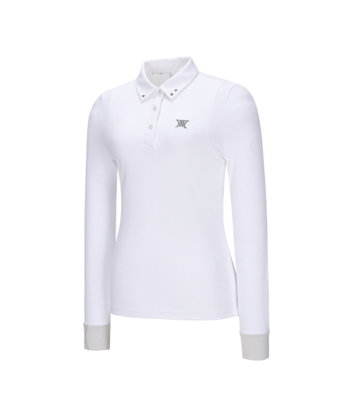 ANEW GOLF（アニューゴルフ）の「W BACK INCISION POINT L/TS_OW（ポロシャツ・レディース・その他・MEDIUM/LARGE/X-SMALL/SMALL）」の3枚目の写真